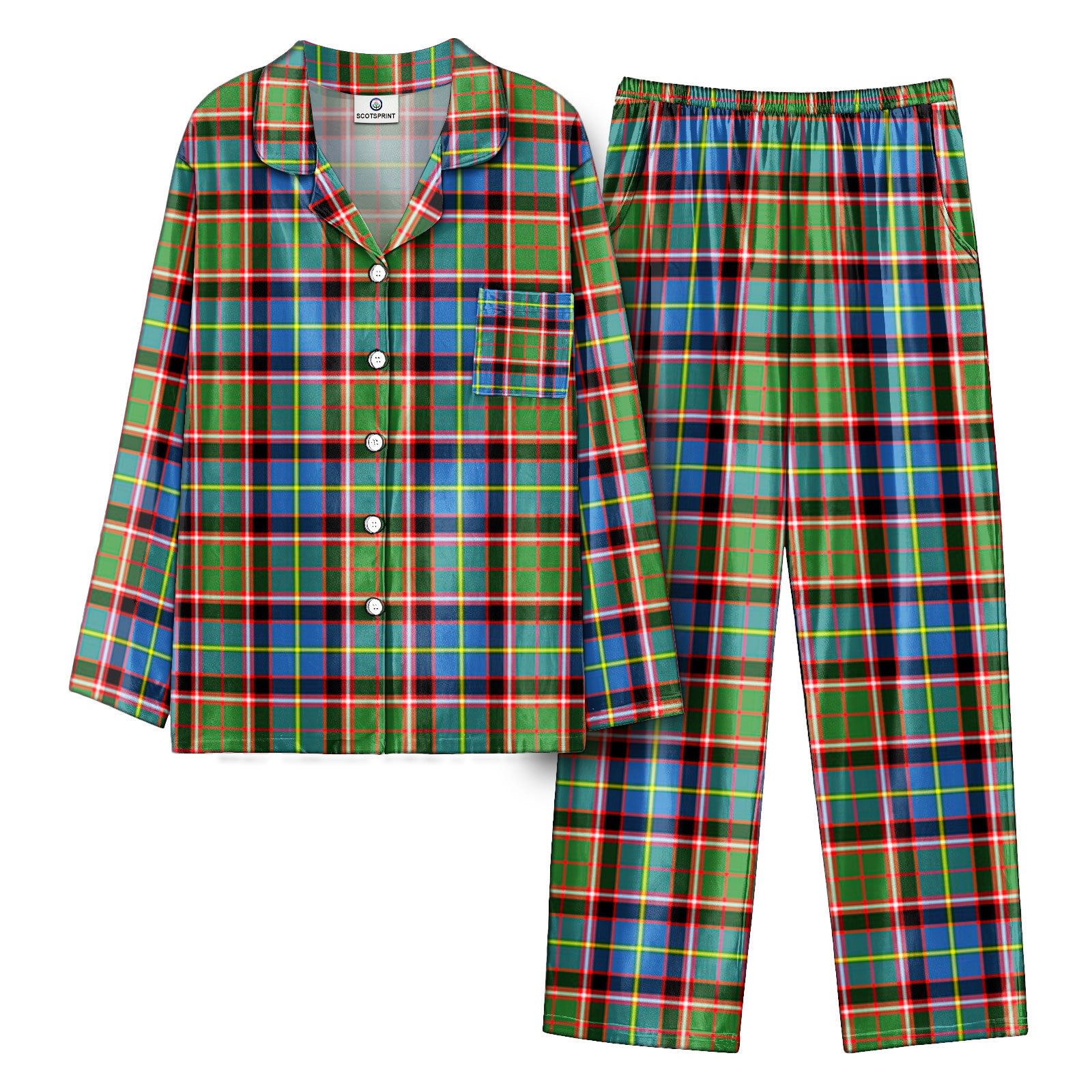 Norvel (or Norvill) Tartan Pajama Set Discount