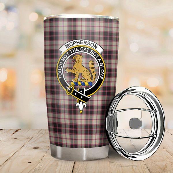 McPherson Hunting Ancient Tartan Crest Tumbler Online Hot Sale - Image 2