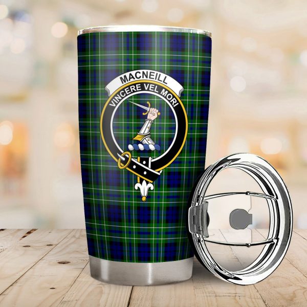 MacNeill of Colonsay Ancient Tartan Crest Tumbler Fashion - Image 2