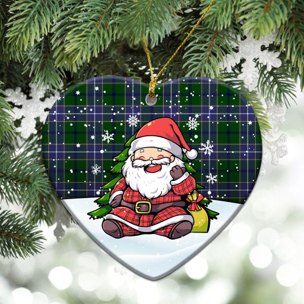Wishart Hunting Tartan Christmas Ceramic Ornament - Scottish Santa Style For Cheap - Image 5