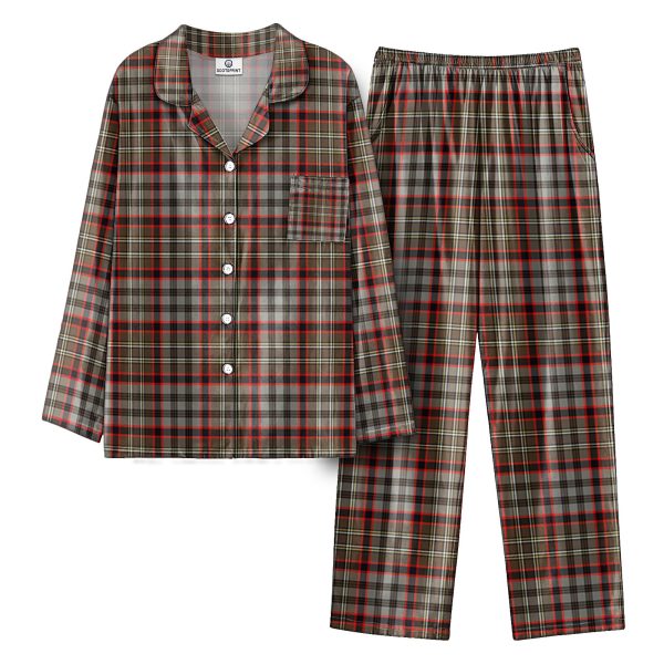 Nicolson Hunting Weathered Tartan Pajama Set For Discount