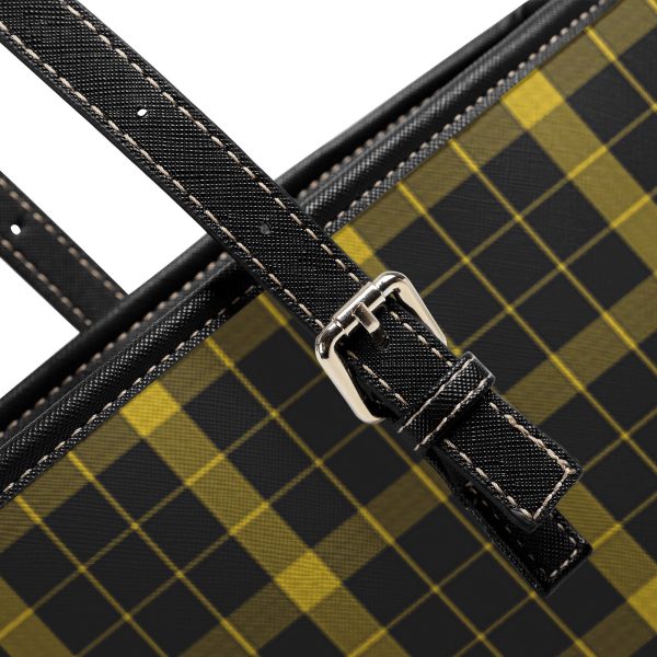 Raeburn Tartan Leather Tote Bag Online now - Image 5