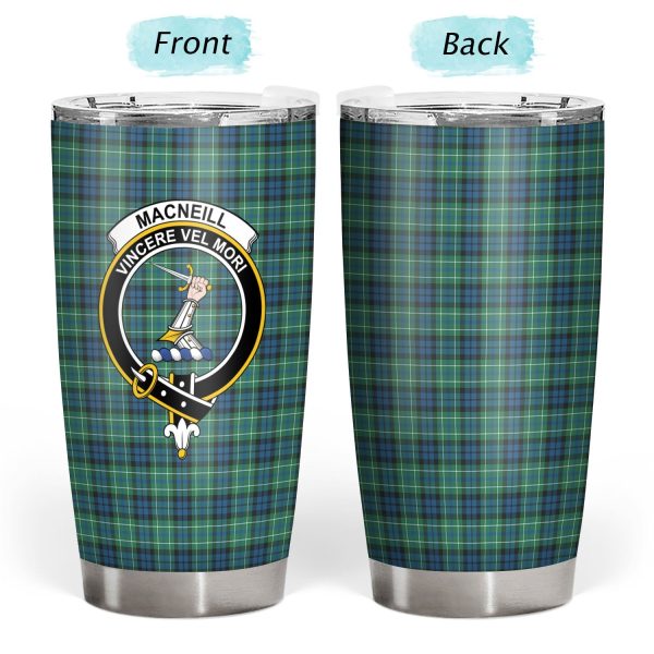 MacNeill of Colonsay Modern Tartan Crest Tumbler For Cheap - Image 3