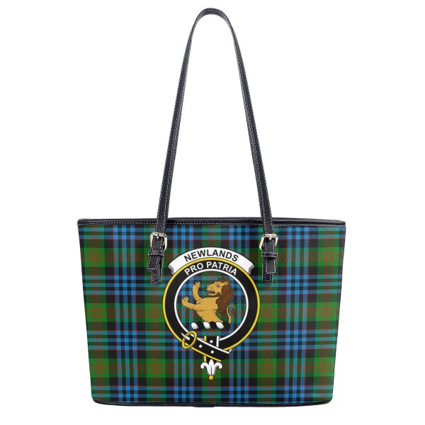 Newlands Tartan Crest Leather Tote Bag Online Hot Sale - Image 2