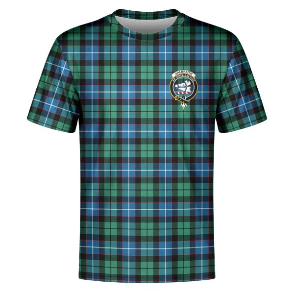 Galbraith Ancient Tartan Crest T-shirt Cheap