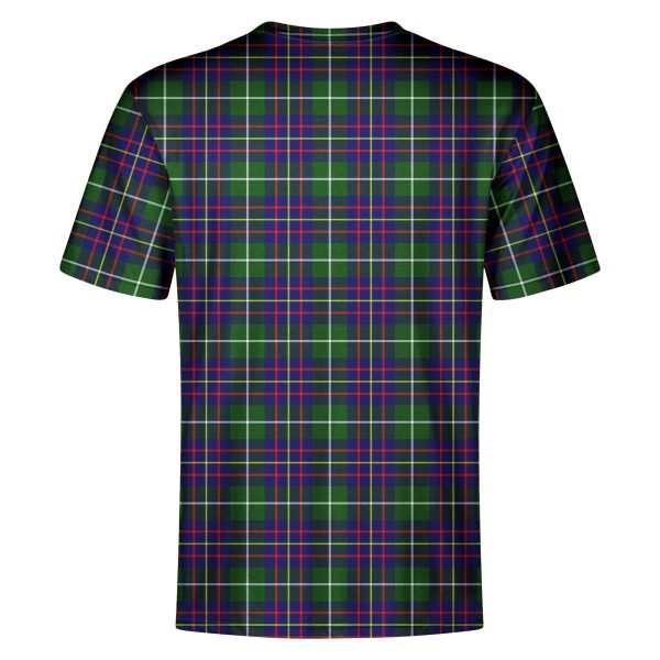 Inglis Modern Tartan Crest T-shirt Online - Image 2