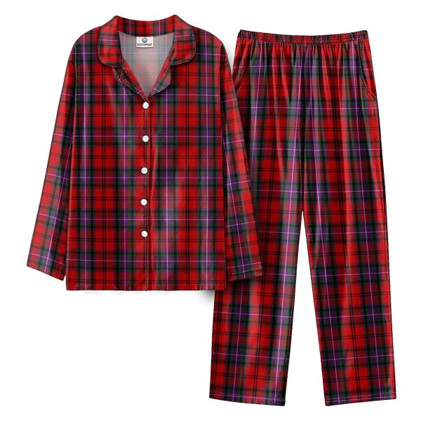 Kelly of Sleat Red Tartan Pajama Set Hot on Sale - Image 2