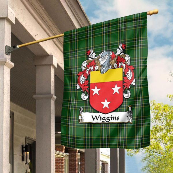 Wiggins Tartan Crest Garden Flag Supply