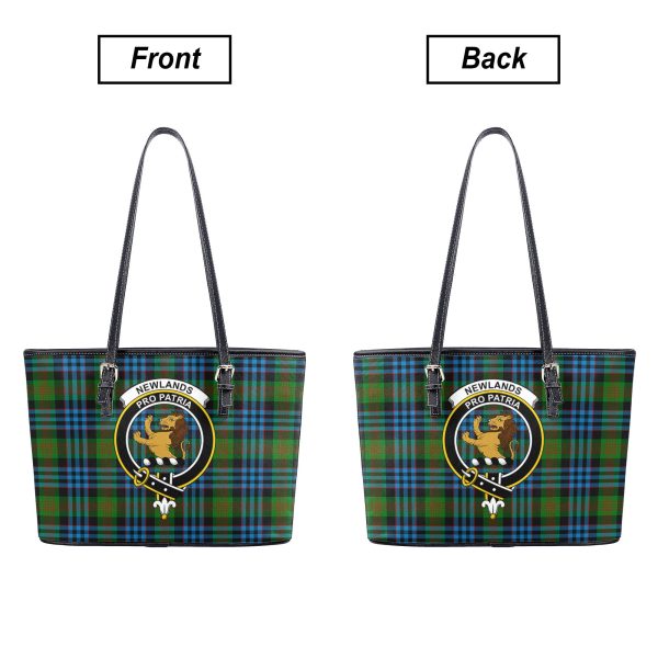 Newlands Tartan Crest Leather Tote Bag Online Hot Sale - Image 3
