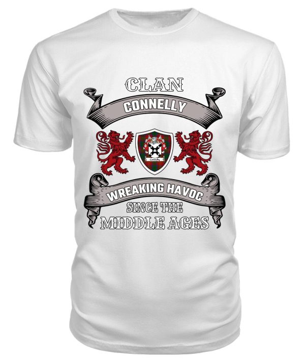 Connelly Family Tartan - 2D T-shirt on Sale - Image 3