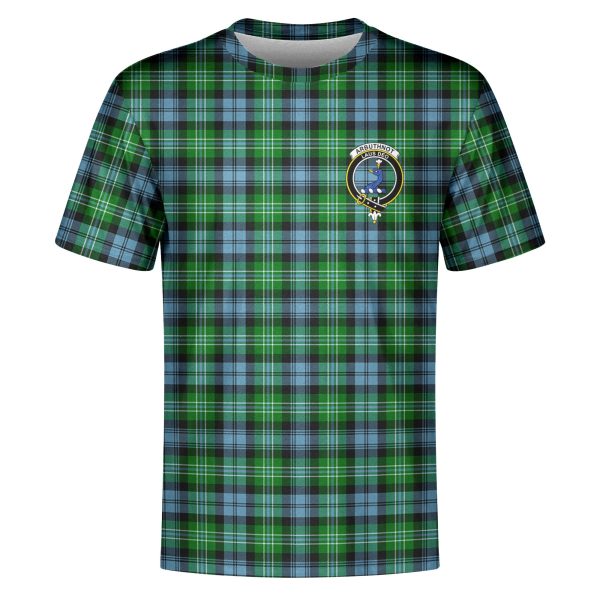 Arbuthnot Ancient Tartan Crest T-shirt Online