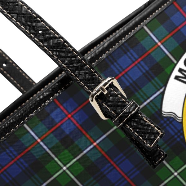 McKenzie Tartan Crest Leather Tote Bag Online - Image 5
