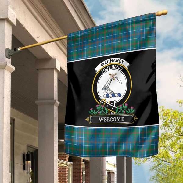 MacHardy Ancient Tartan Crest Garden Flag - Welcome Style Online Hot Sale