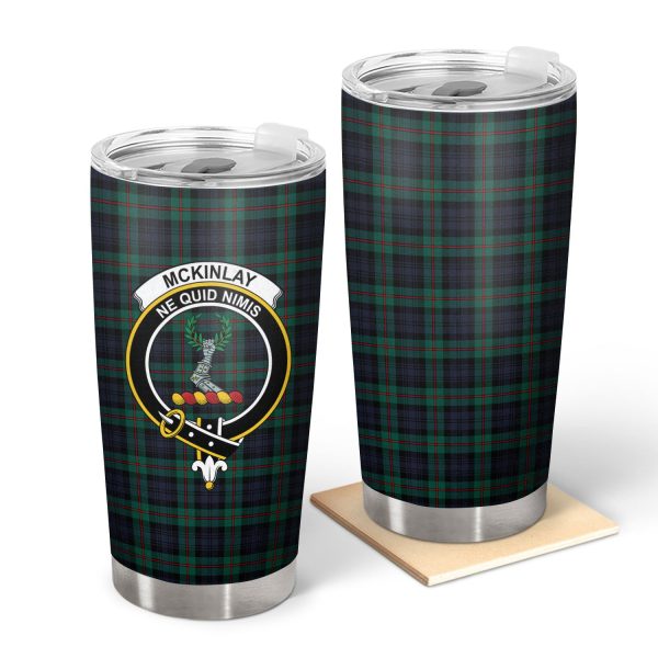 McKinlay Modern Tartan Crest Tumbler Sale