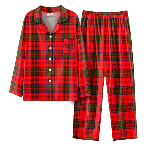 Grant Modern Tartan Pajama Set For Cheap