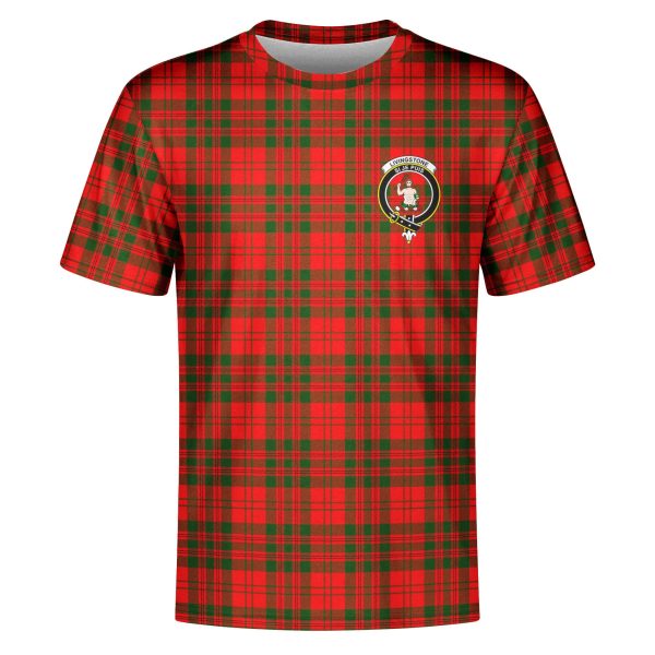 Livingstone Tartan Crest T-shirt Online now