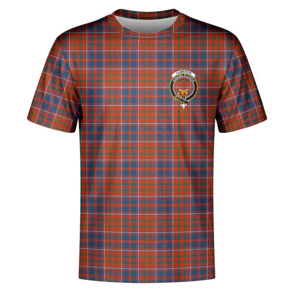 Cameron of Lochiel Ancient Tartan Crest T-shirt Sale