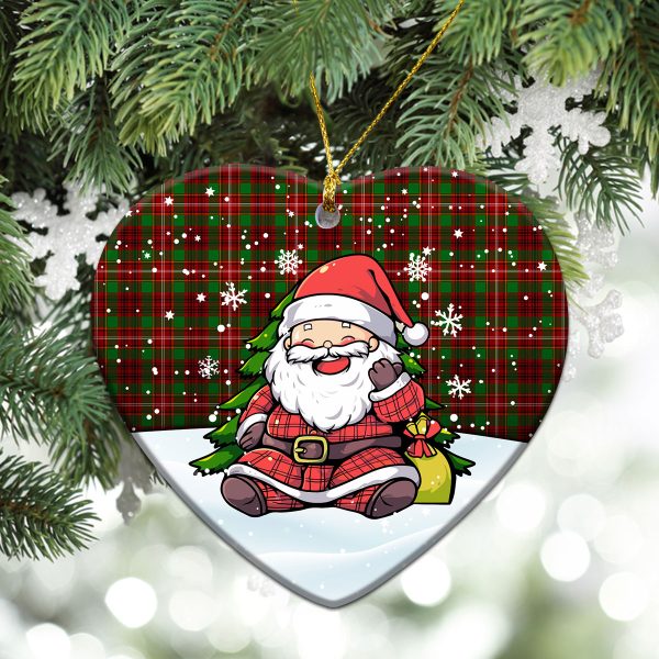 Ainslie Tartan Christmas Ceramic Ornament - Scottish Santa Style Online Hot Sale - Image 5