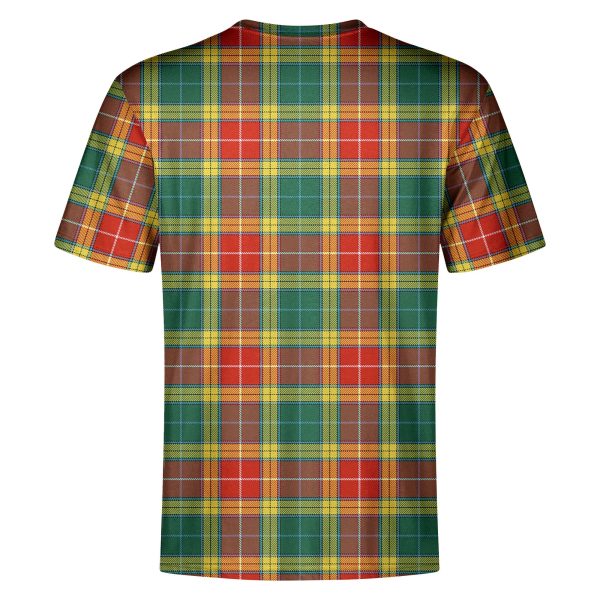 Buchanan Old Sett Tartan Crest T-shirt Online Hot Sale - Image 2