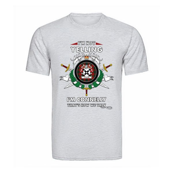 Connelly Tartan Crest T-shirt - I m not yelling style Fashion - Image 5
