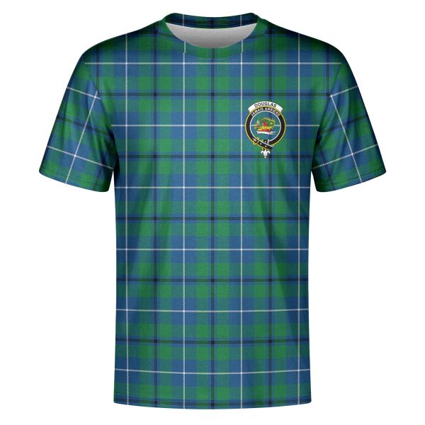 Douglas Ancient Tartan Crest T-shirt For Cheap