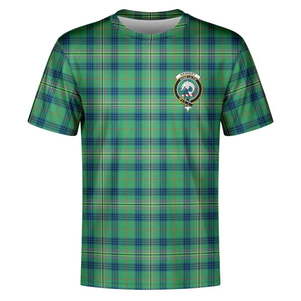 Kennedy Ancient Tartan Crest T-shirt For Cheap