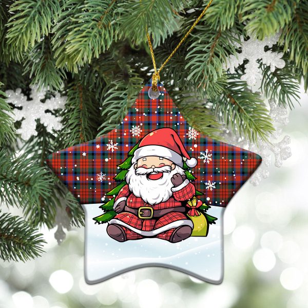 McDuff Ancient Tartan Christmas Ceramic Ornament - Scottish Santa Style Online Sale - Image 4