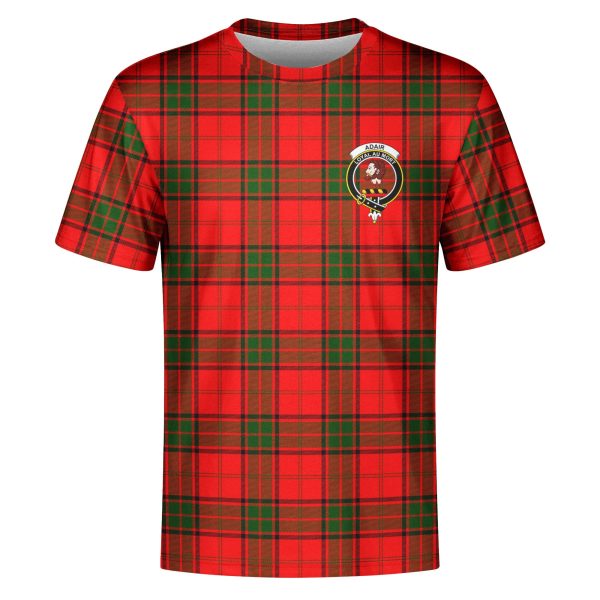 Adair Modern Tartan Crest T-shirt Online Sale