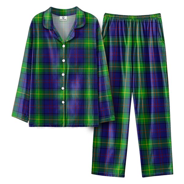 Boyle Tartan Pajama Set Fashion - Image 2