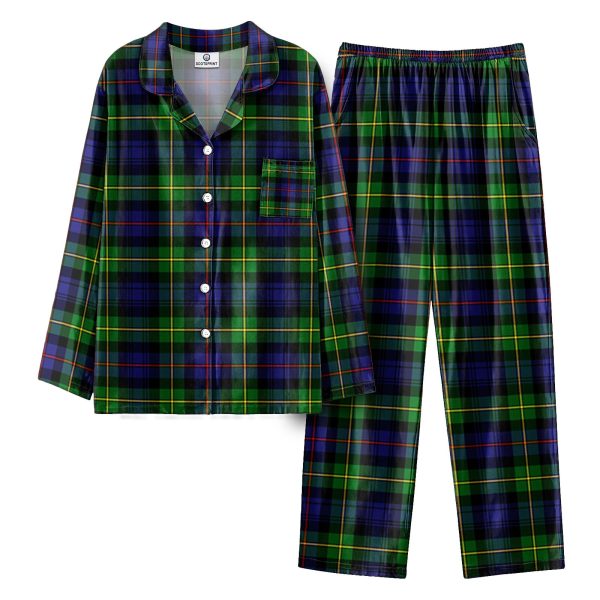 Baillie Tartan Pajama Set For Cheap