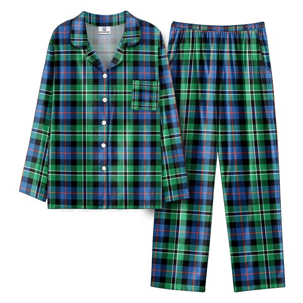 Rose Hunting Ancient Tartan Pajama Set Discount