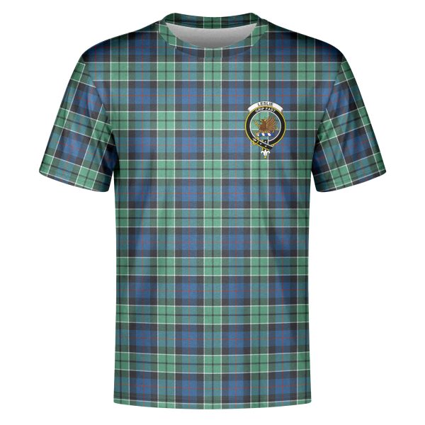 Leslie Hunting Ancient Tartan Crest T-shirt Online now