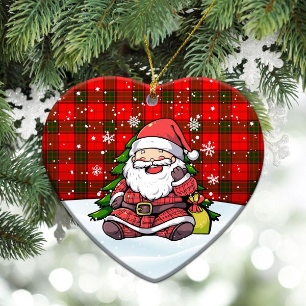 Maxtone Tartan Christmas Ceramic Ornament - Scottish Santa Style Sale - Image 5