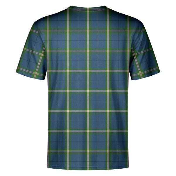Clelland Tartan Crest T-shirt For Discount - Image 2