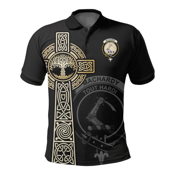 MacHardy Ancient Clan Unisex Polo Shirt - Celtic Tree Of Life Cheap