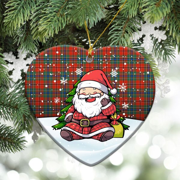 McLean of Duart Ancient Tartan Christmas Ceramic Ornament - Scottish Santa Style For Cheap - Image 5