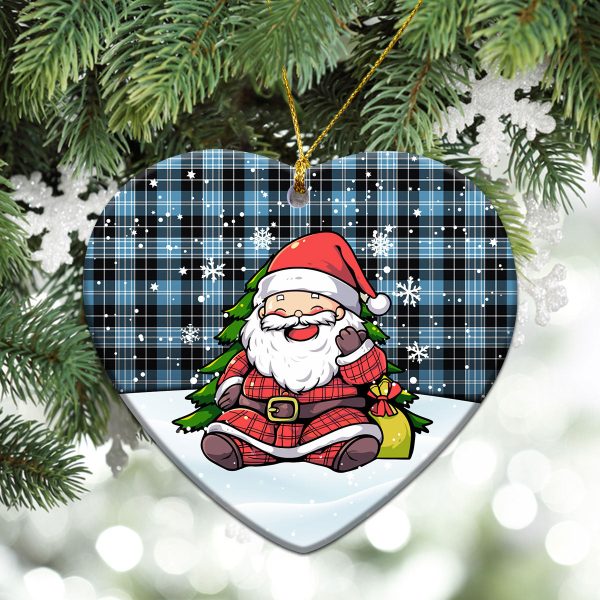 Clark Ancient Tartan Christmas Ceramic Ornament - Scottish Santa Style Discount - Image 5