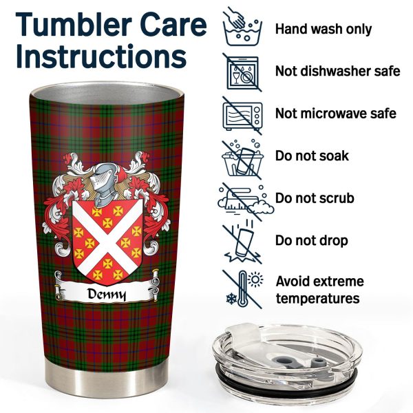 Denny Hunting Tartan Crest Tumbler Hot on Sale - Image 4