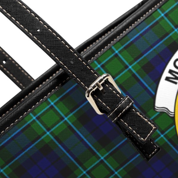 McCallum Modern Tartan Crest Leather Tote Bag Fashion - Image 5