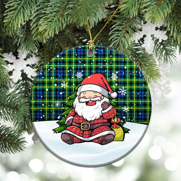 Campbell of Breadalbane Ancient Tartan Christmas Ceramic Ornament - Scottish Santa Style Sale - Image 2