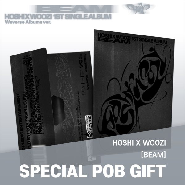 HOSHI X WOOZI -1st Single Album [BEAM] Weverse Albums Ver.   GIFT For Discount